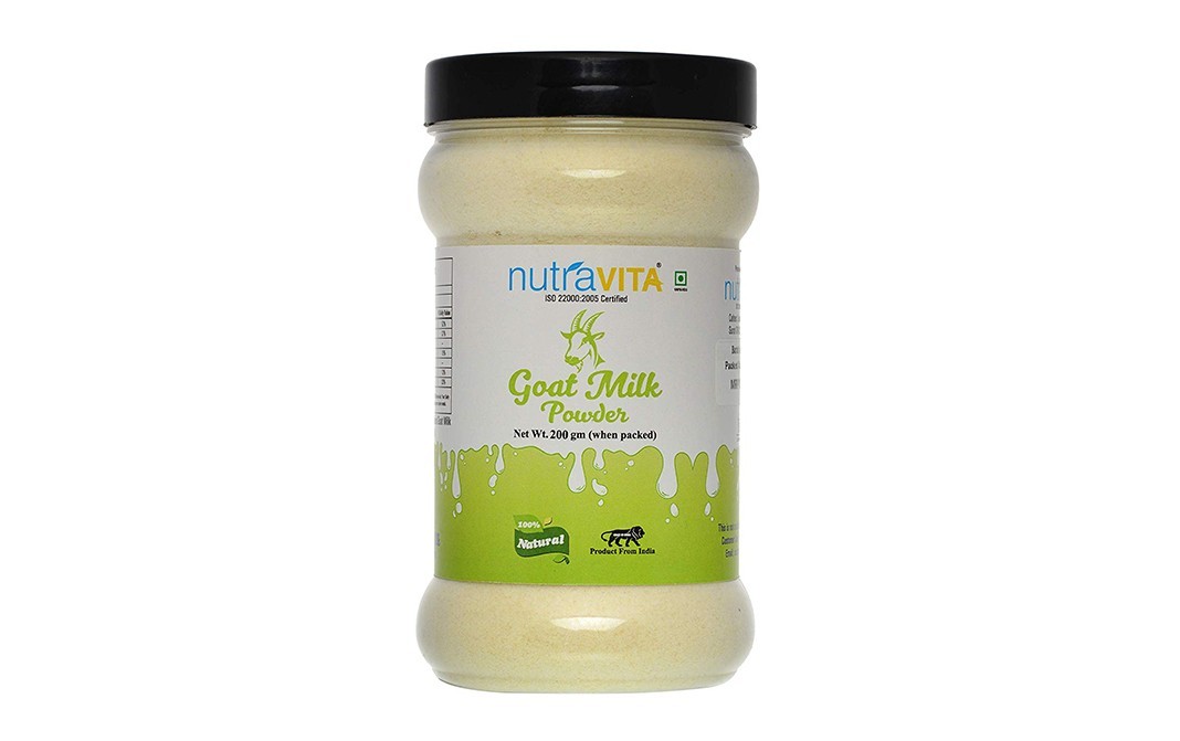 Nutravita Goat Milk Powder    Plastic Jar  200 grams